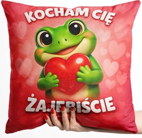 Valentin Napi Párnahuzat 40x40 Valentin nap vastag velúr velvet 40cm