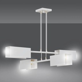 Emibig modern függeszték tolos fehér arany emi634/4