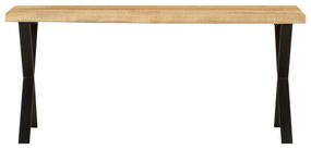 tömör mangófa pad természetes éllel 105 cm