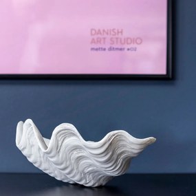 Poligyanta dekoratív tál 24x19 cm Shell – Mette Ditmer Denmark