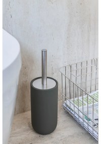 Sötétzöld kerámia WC-kefe Lotus Play – Mette Ditmer Denmark