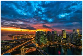 Poszterek 120x80 Városi táj Kilátás