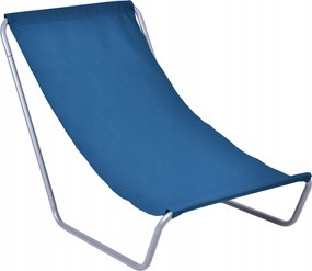 Olek összecsukható strand túra napozóágy sötétkék