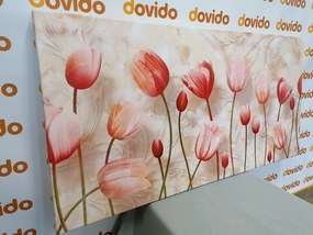 Kép lazac lazac rózsaszín tulipánok