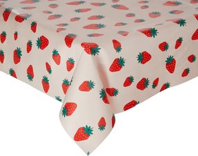 WATERPROOF lemosható asztalterítő 140x200 cm , eper