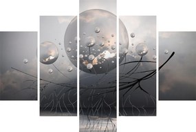Absztrakt gömbök képe (150x105 cm)