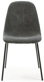 Sötétszürke étkezőszék szett 4 db-os Renne – Marckeric