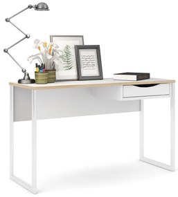 Function Plus fehér íróasztal, 130 x 48 cm - Tvilum