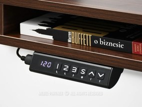 PC asztal Osto 120 (dió + fekete). 1109828
