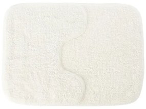 Fürdőszobai szőnyeg készlet krém, 2 db