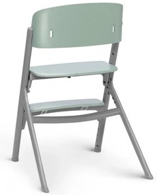 KINDERKRAFT SELECT-Gyermek étkezőszék LIVY Premium Olive zöld + nyugágy CALMEE