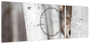 Kép - Farkas (órával) (90x30 cm)