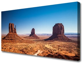 Vászonkép Desert Hegyi táj 100x50 cm