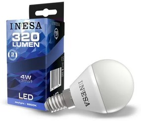 LED izzó E14 4W 160° LED gömb izzó 6500K G3 320Lm