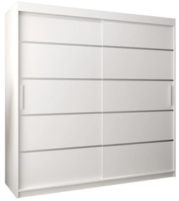 Ruhásszekrény 200 cm Verika 1 200 (fehér). 1063732