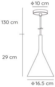 Lucide 35406/16/31 - Függeszték GIPSY 1xE27/40W/230V fehér
