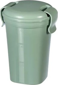 Ételtartó pohár, 600ml, műanyag, CURVER, Lunch&Go, zöld (KHMU233)