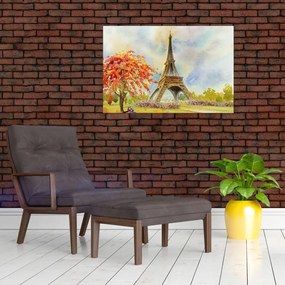 Festett kép az Eiffel-torony (90x60 cm)