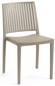 Bézs műanyag kerti szék Bars - Rojaplast