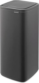 Sötétszürke acél érintésre nyíló szemetes 30 l Bo Touch – Brabantia