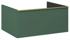 AREZZO design MONTEREY 60 cm-es alsószekrény 1 fiókkal Matt Zöld színben, szifonkivágás nélkül