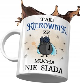 Bögre A Menedzsernek Hogy A Legyek Nem Ülnek Ajándék Nyomtatott Fotóval