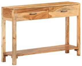 tömör akácfa tálalószekrény 110 x 30 x 75 cm