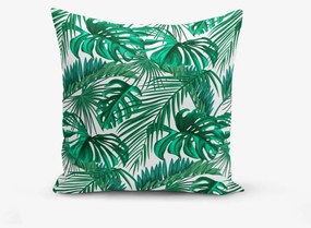 Mint Green Kavanice pamutkeverék párnahuzat, 45 x 45 cm - Minimalist Cushion Covers