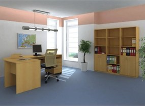 Vitrines könyvespolc, bükk, TEMPO ASISTENT 2 NEW 004