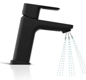 Ravak X070148 - Mosdócsaptelep FREE 14,4 cm fekete