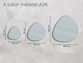 Organikus tükör LED világítással A26