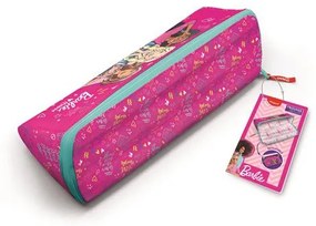 Tolltartó, háromszög alakú, kifordítható, cipzáras, MAPED Barbie Open XXL (IMAB931915)