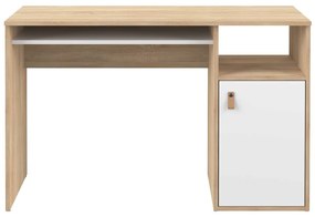 Íróasztal tölgyfa dekoros asztallappal 50x115 cm Oxford – TemaHome