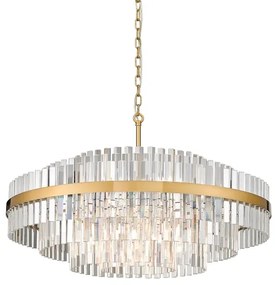 Zuma Line P0567-16A-2GAC - Csillár láncon CONSTANTINOPLE 16xG9/28W/230V arany