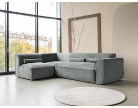 Világoszöld sarokkanapé (bal oldali) Flex Felix – Miuform