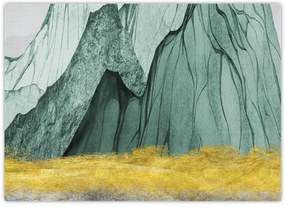 Üveg kép - Smaragdhegység N⁰3 (70x50 cm)