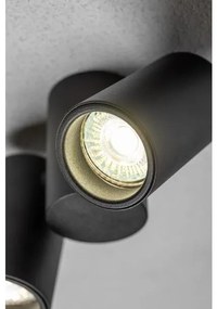 Lámpa Mennyezeti lámpatest LUPO, aluminium, 17.5x5.6x11.5, IP20, 2*GU10, max. 50W, kör, fekete
