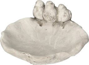 Dekoria Three Birds kerti itató 22x10cm szürke