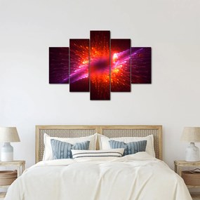 Modern tüskés absztrakció képe (150x105 cm)