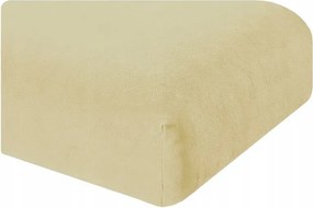 Polár Lepedő Plüss Puha Maci Gumis 180x200 Krém Ekrü