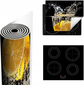 Tűzhelyvédő Szőnyeg Több Helyet Biztosít 60x52 fekete citrom