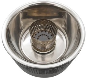 Asztali faszenes grillsütő 4xAA/USB fekete