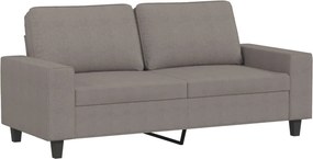 vidaXL kétszemélyes tópszínű szövet kanapé 140 cm