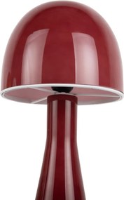 Piros asztali lámpa üveg búrával (magasság 45 cm) Bombin – Leitmotiv