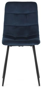 Kék Bársony Étkezőszék. CT-281 BLUE4