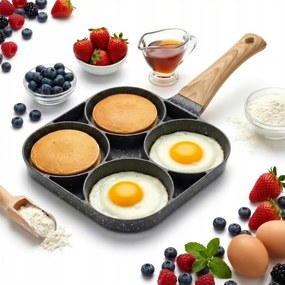 Tojástartó Palacsintasütő És Sütőtojás 18,5×2,4 CM Márvány