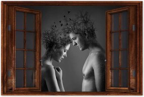 Poszterek 120x80 Aktok Meztelenség Szerelem Fotó
