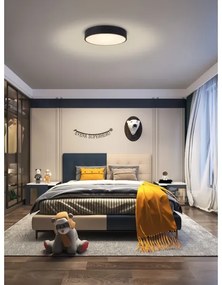 Immax NEO 07201L-LED dimmelhető mennyezeti lámpa RONDATE 28W/230V fekete Tuya+DO