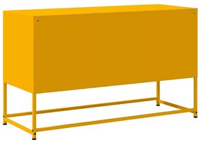 mustársárga acél TV-szekrény 100,5x39x60,5 cm