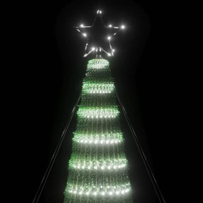 hideg fehér LED karácsonyfa 688 LED 300 cm